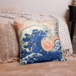 Housse de Coussin Vague de Kanagawa - 神奈川沖浪裏