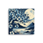 Tableau Cerisier Japonais Bleu