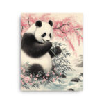 Tableau Japonais avec un Panda