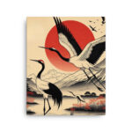 Tableau Grue Japonaise